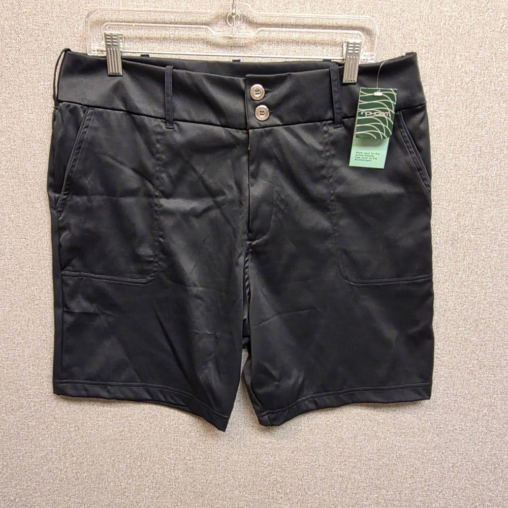 InPhorm Black Active Lifestyle Athletic Shorts Womens XL F21031-BLACK-XL NWT